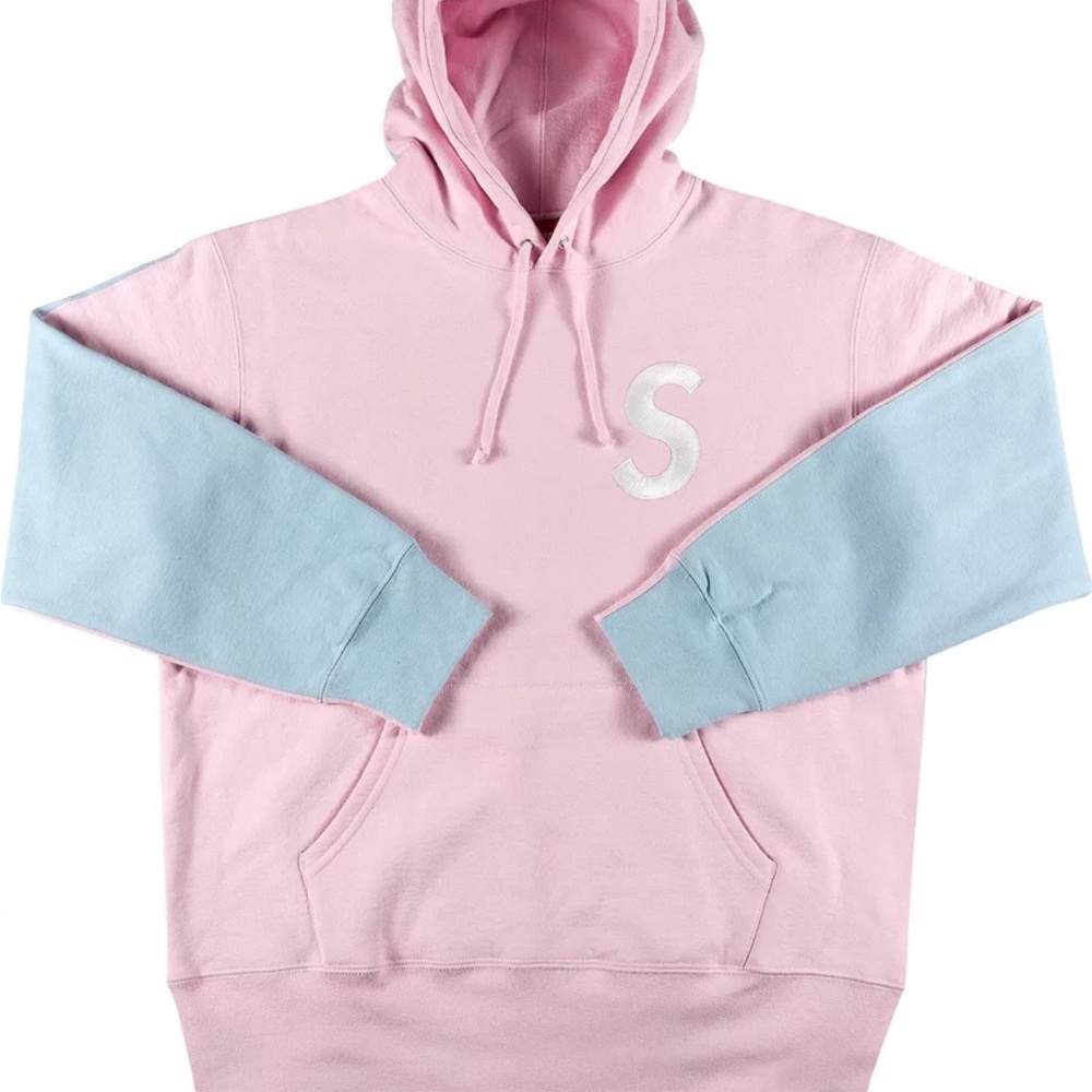 NEW Supreme Pink and Blue Hoodie